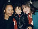 from left Cherie Johnson, Bryton McClure and Soleil Moon Frye (Punky Brewster) 